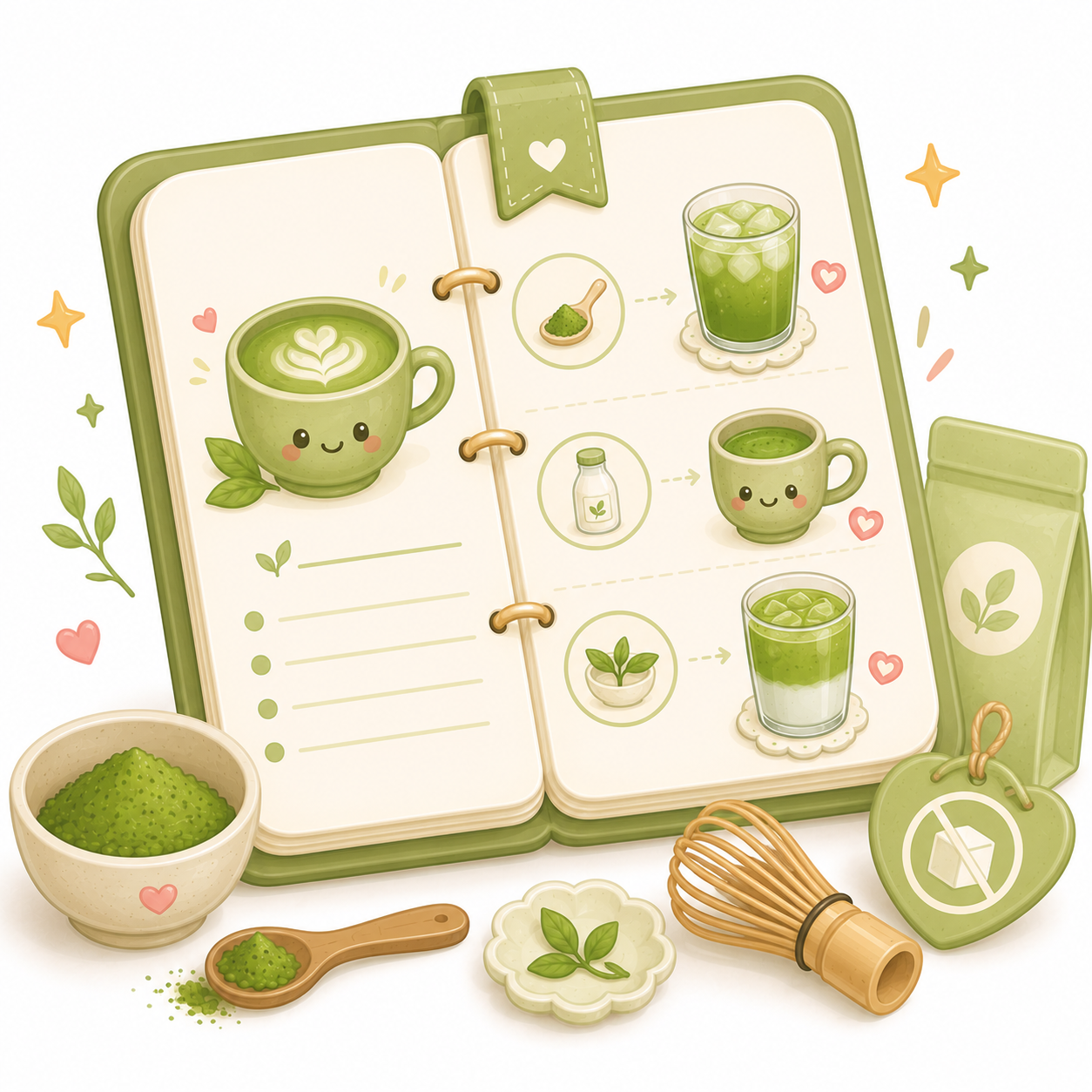 Low-Sugar Matcha Recipe Notes