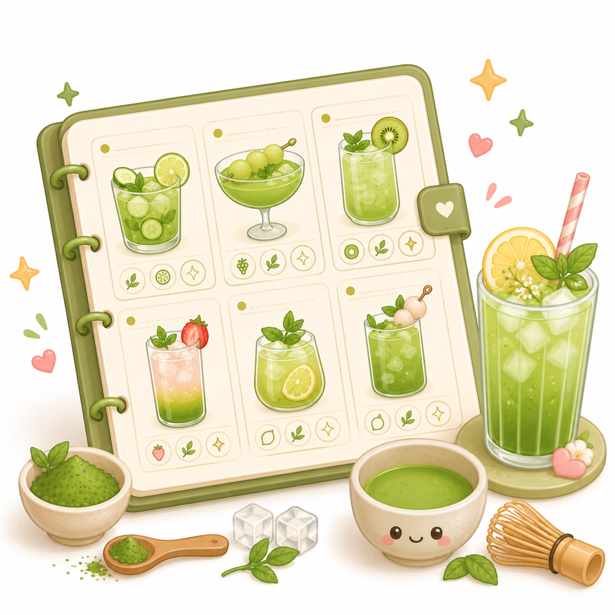 Matcha Mocktail Recipe Collection