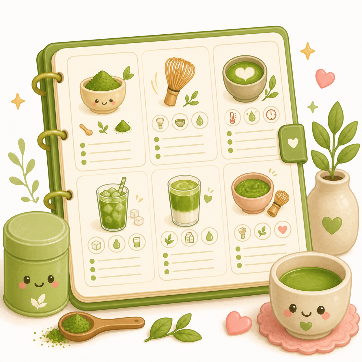 Matcha Quick Reference Sheets