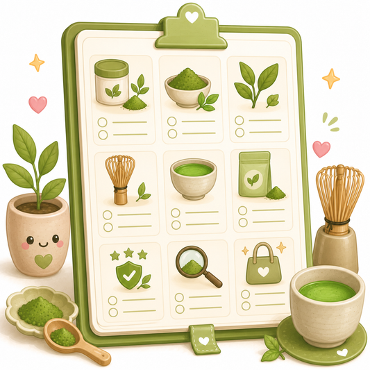 Matcha Buying Checklist